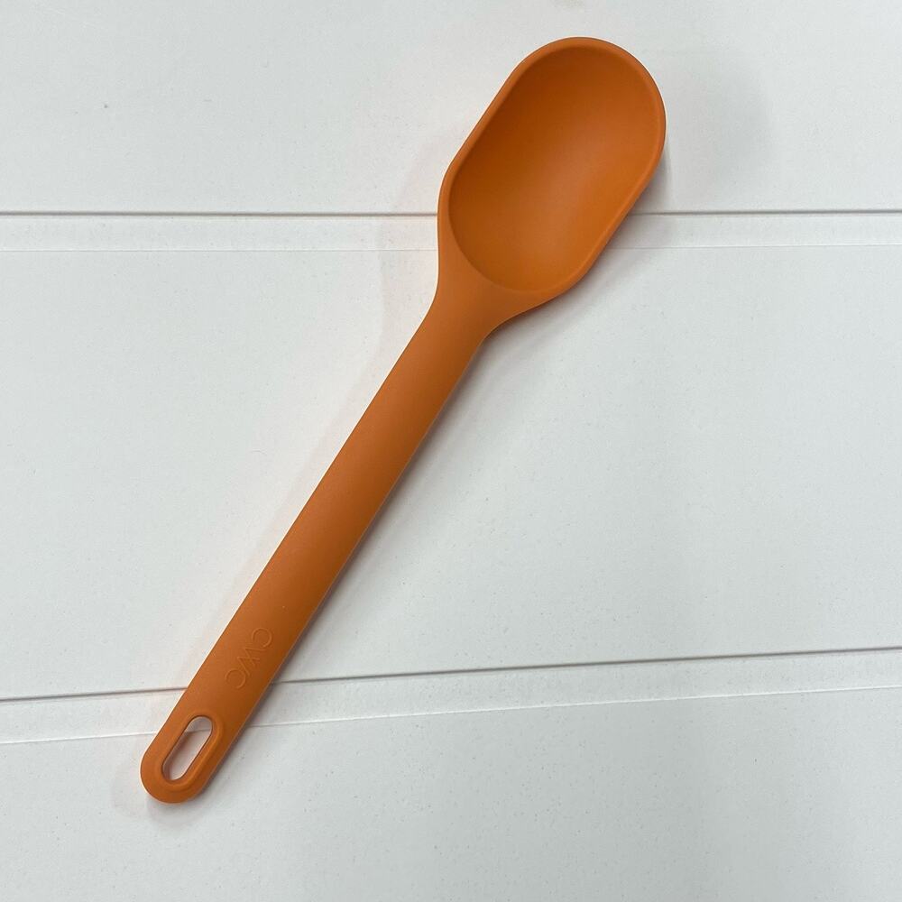 CWC Silicone Spoon Orange Cook With Color Cooking Baking Kitchen
